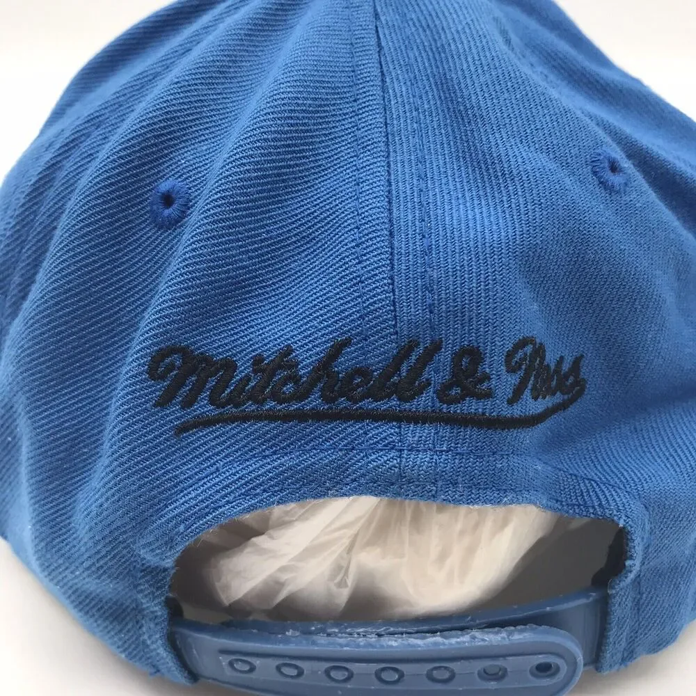 Mitchell & Ness Orlando Magic NBA Ball Cap Snapback Embroidered 3D Logo Blue Hat